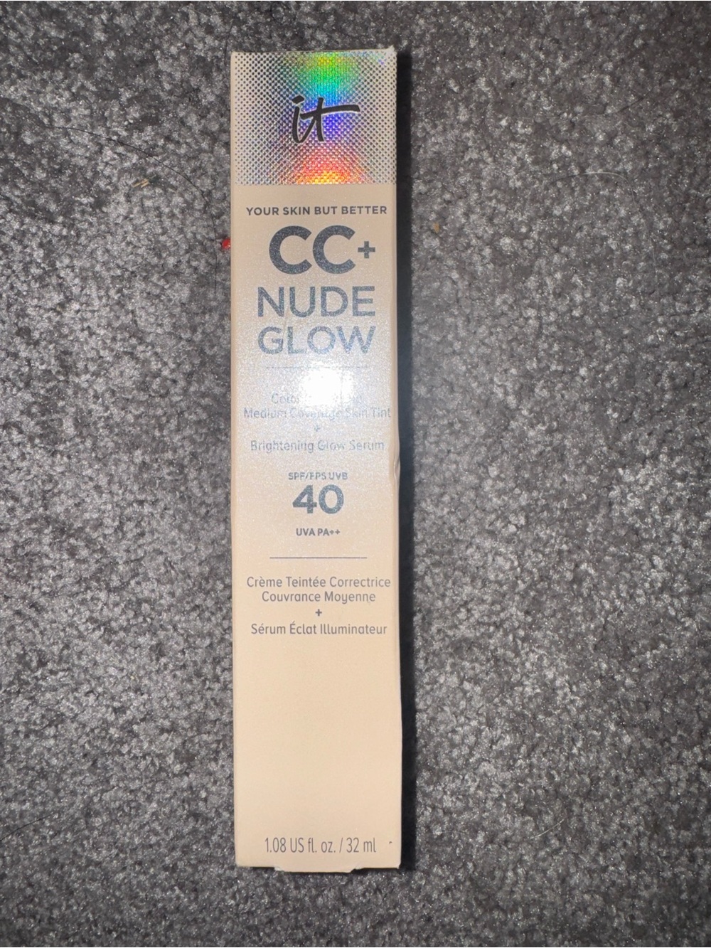 IT Cosmetics CC+ Nude Glow SPF 40 - Neutral Medium NIB